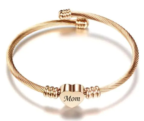 pulsera trenzada para mama