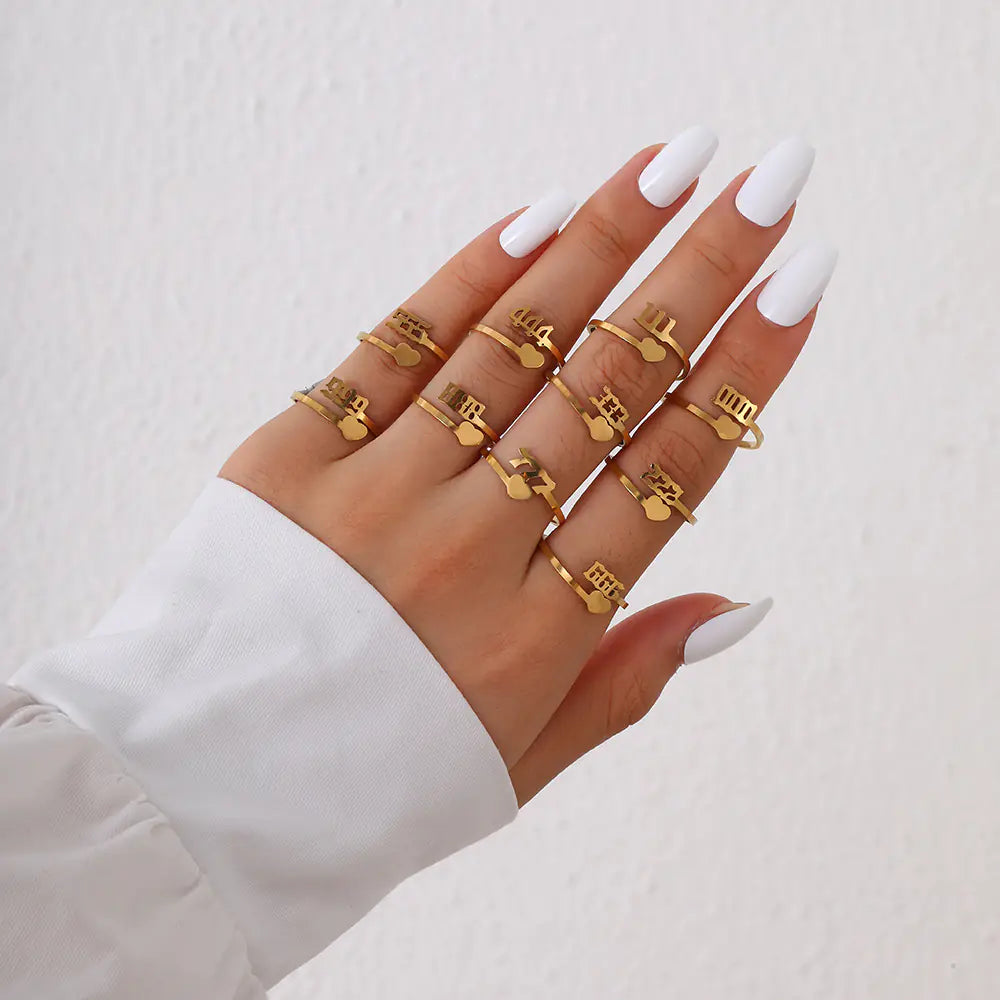 anillos en acero