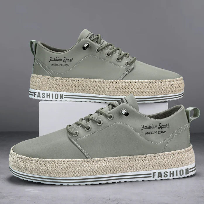 zapatilla de lona para hombre