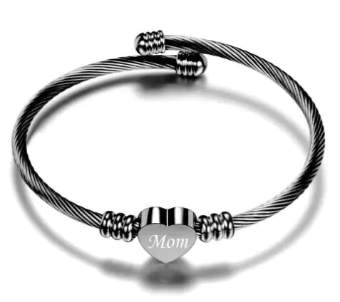 pulsera trenzada para mama