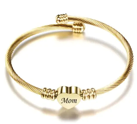 pulsera trenzada para mama