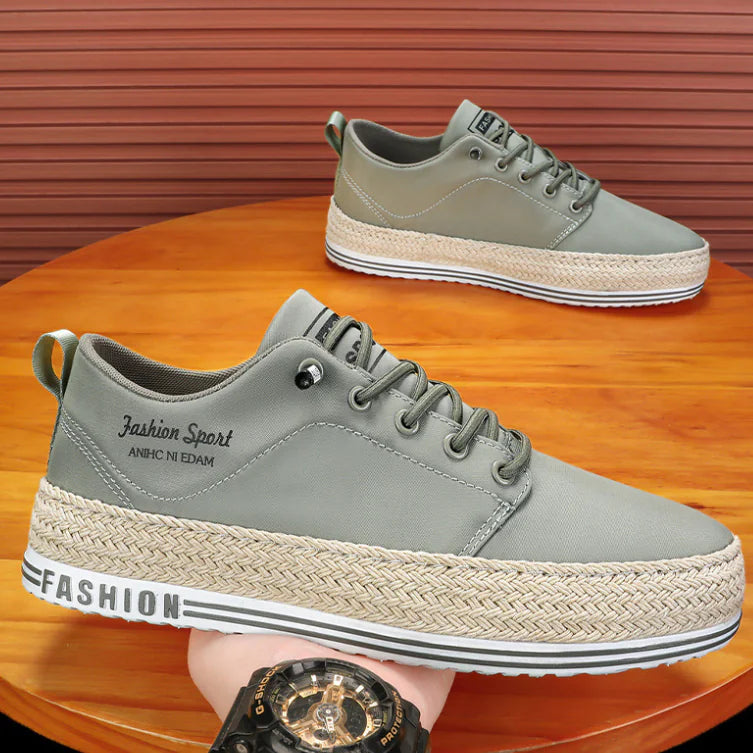 zapatilla de lona para hombre