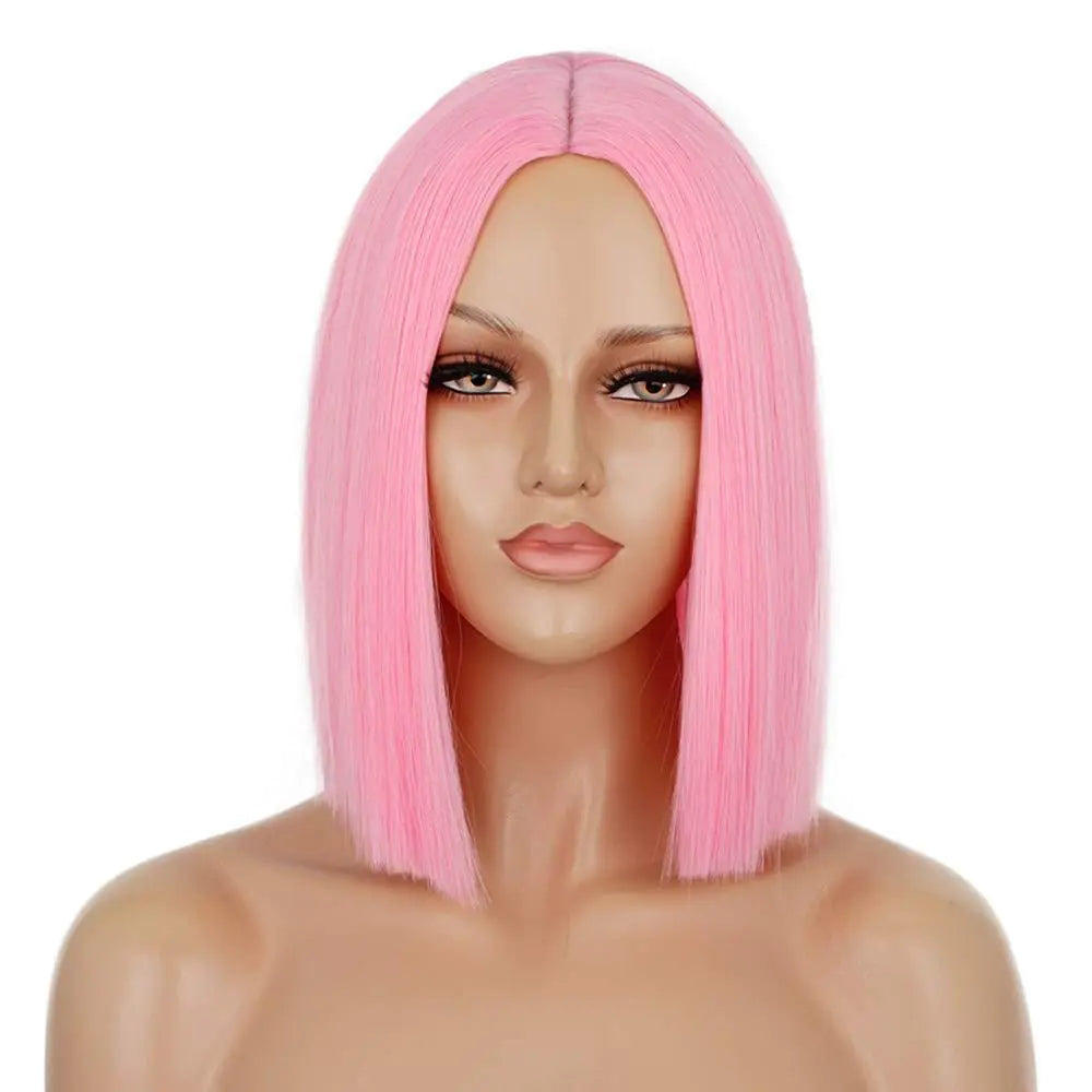 Fashionable Women's Mid-length Straight Wig