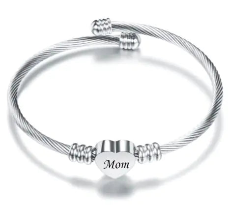 pulsera trenzada para mama