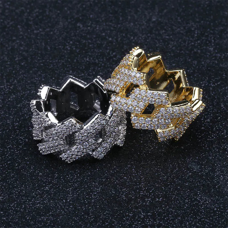 anillo de hombre de Hip-Hop