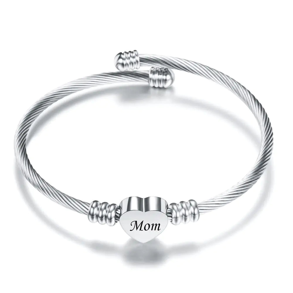 pulsera trenzada para mama