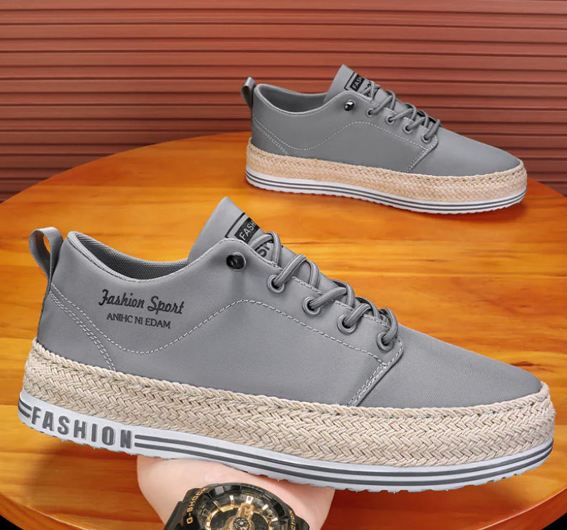 zapatilla de lona para hombre