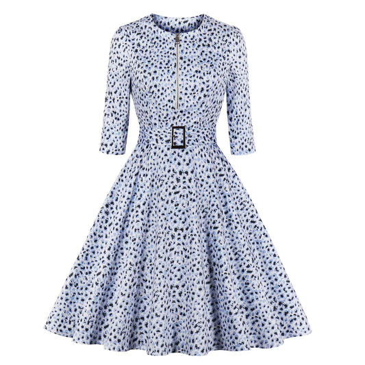 vestido estampado
