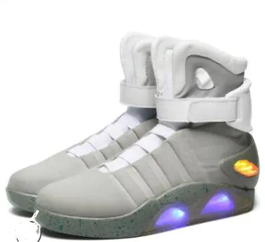 zapatillas altas con luces LED