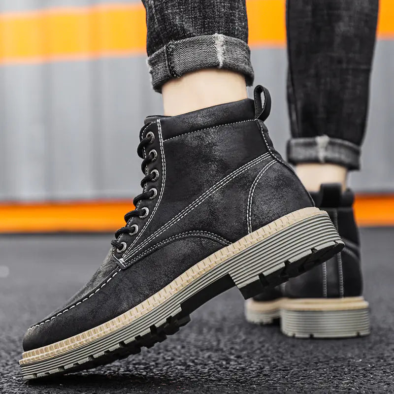 botas de cuero