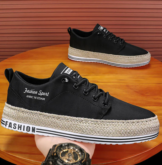 zapatilla de lona para hombre