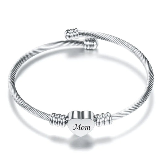 pulsera trenzada para mama